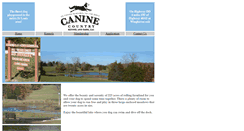 Desktop Screenshot of caninecountrykennel.com